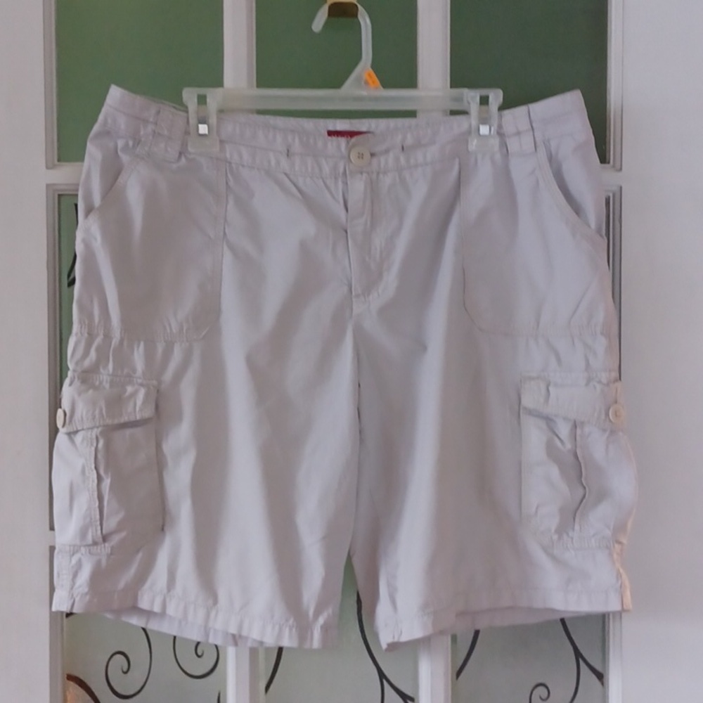 Merona cargo shorts women's size 12 100 percent cotton